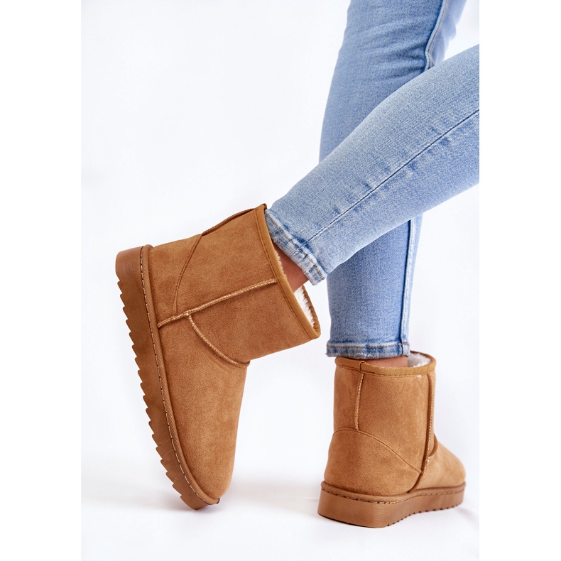 Bottes de neige chaudes pour femmes marron clair Virgina brun 2