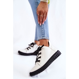 Chaussures en éco-cuir Sergio Leone PB210 Blanc 2