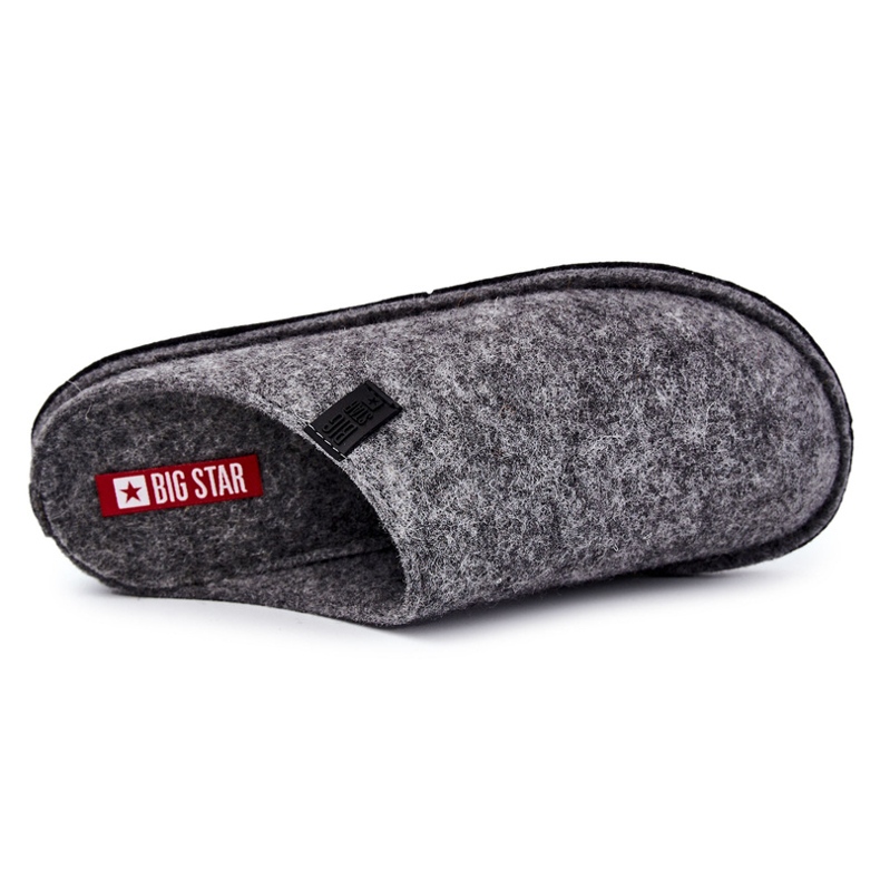 Chaussons Homme Classiques Big Star KK176001 Gris 2