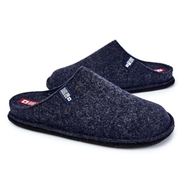 Chaussons Classiques Homme Big Star KK176004 Bleu Marine 2