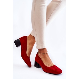 Escarpins Daim La.Fi 230034R-SU Rouge 3
