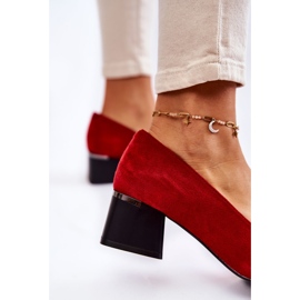 Escarpins Daim La.Fi 230034R-SU Rouge 4