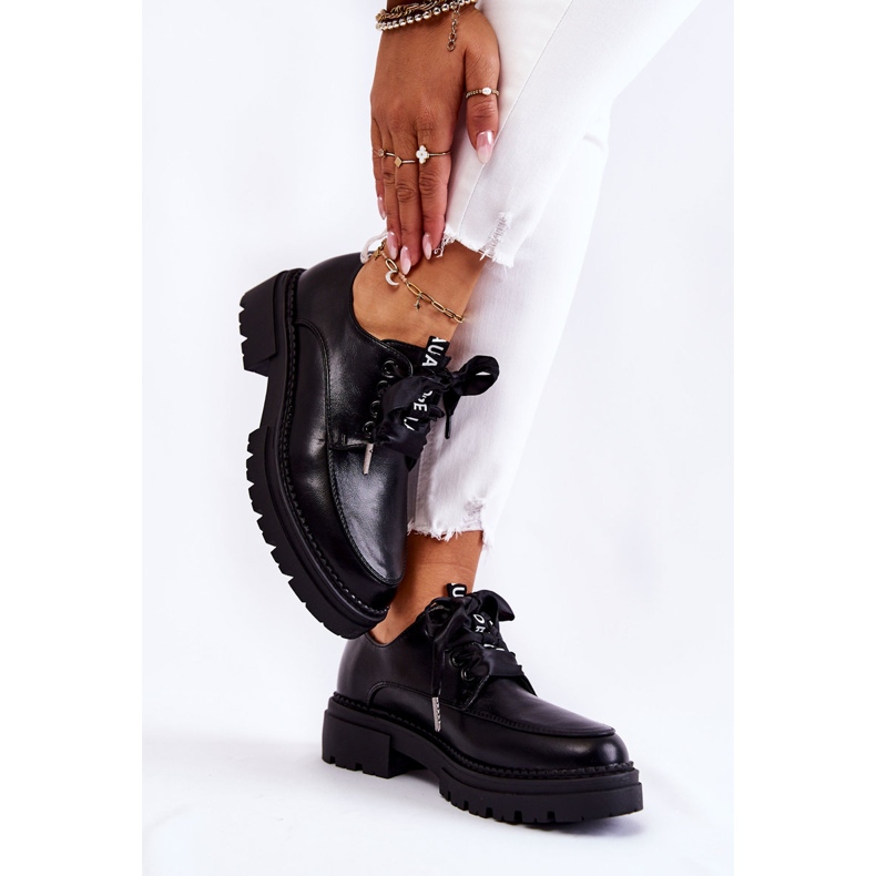 Chaussures en Cuir pour Femme La.Fi 210004B-PU Noir le noir 2