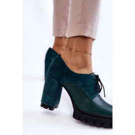PA2 Bottes en daim et cuir à la mode sur la plateforme Green Carisa vert 5