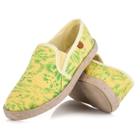 Vices Espadrilles hawaïennes jaune 3