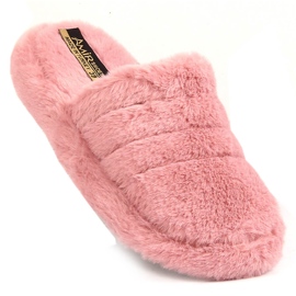 T.Sokolski Chaussons de maison en peluche rose pour femme T. Sokolski 1