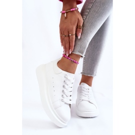 FB3 Chaussures De Sport Pour Femmes Sur La Plateforme Blanc Eliso 1