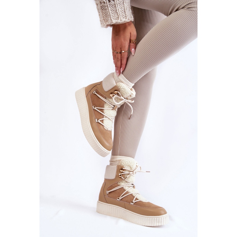 PL4 Bottes de Neige Femme La.Fi 280072TA-QN Beige 1