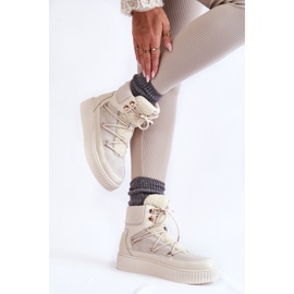 PL4 Bottes de Neige Femme La.Fi 280072W-QN Beige clair 2
