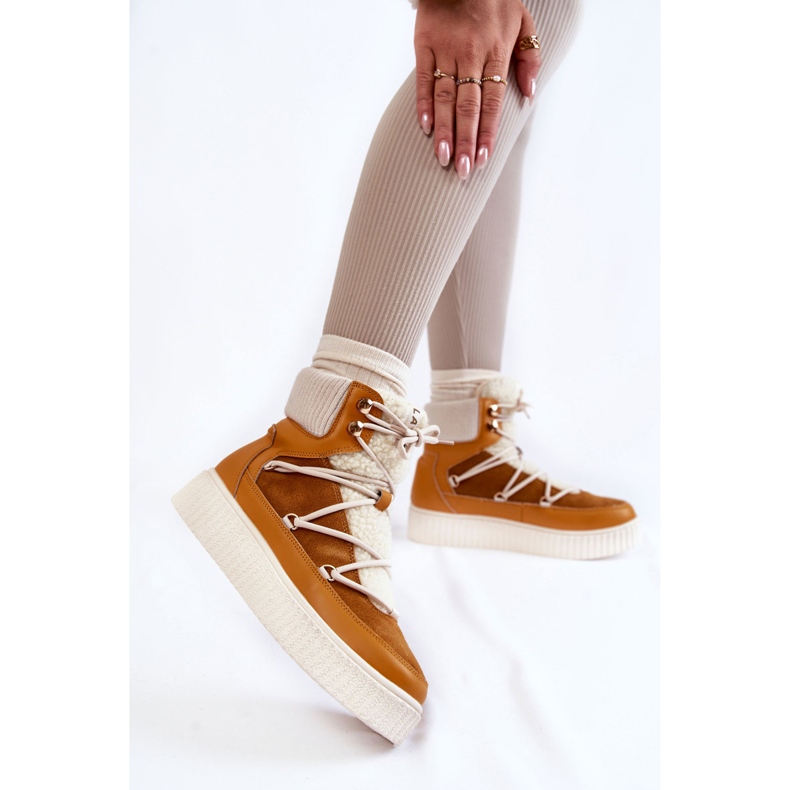 PL4 Bottes de Neige Femme La.Fi 280072Y-QN Camel brun 2