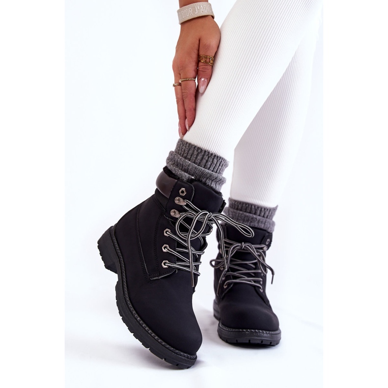 FB3 Bottes Chaudes Femme Noir Lonne 1