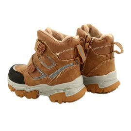 Bottes Trappeurs Avec Velcro Camel News 22DZ23-5251 beige jaune 3
