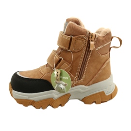 Bottes Trappeurs Avec Velcro Camel News 22DZ23-5251 beige jaune 1
