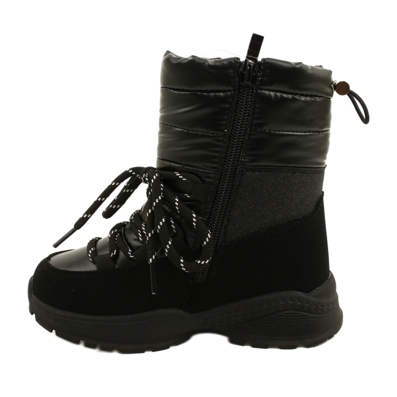 Bottes de neige pour enfants Miss Evento 22DZ23-5269 Noir le noir 1