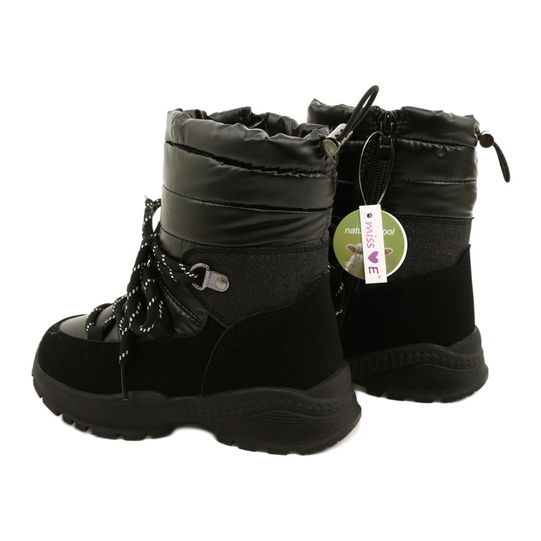 Bottes de neige pour enfants Miss Evento 22DZ23-5269 Noir 3