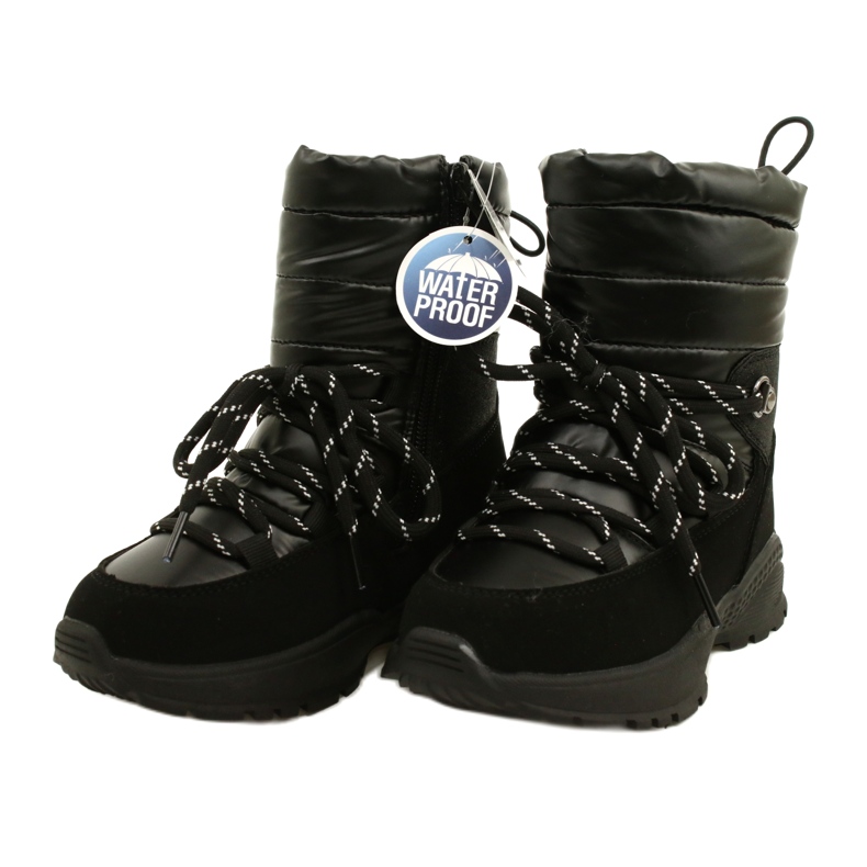 Bottes de neige pour enfants Miss Evento 22DZ23-5269 Noir 2
