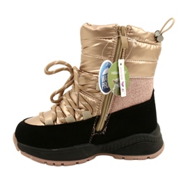 Bottes De Neige Pour Enfants Miss Evento 22DZ23-5269 Or / Noir doré 1