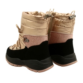 Bottes De Neige Pour Enfants Miss Evento 22DZ23-5269 Or / Noir doré 3