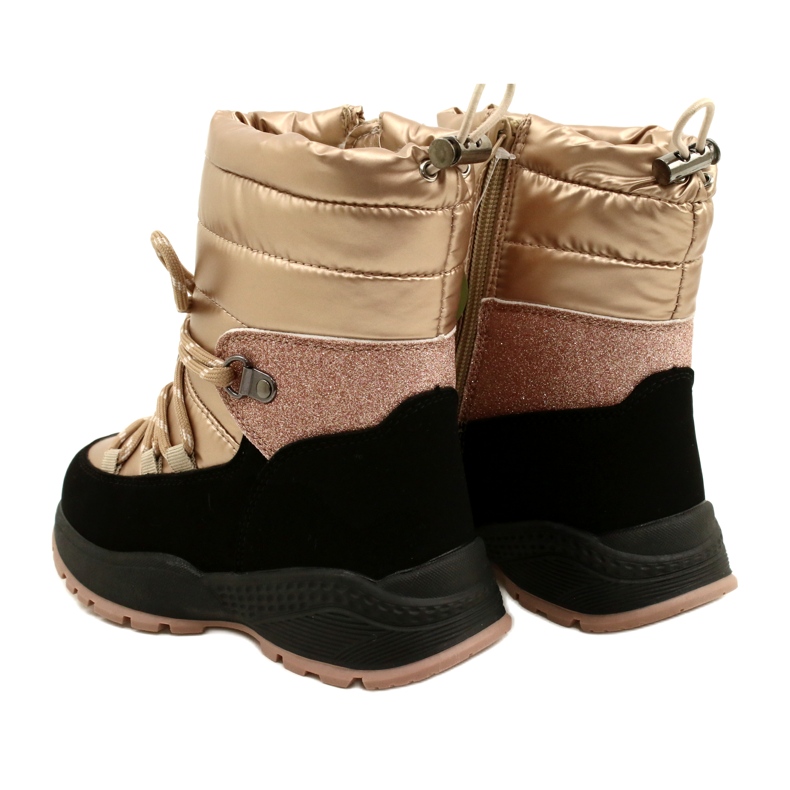 Bottes De Neige Pour Enfants Miss Evento 22DZ23-5269 Or / Noir doré 3