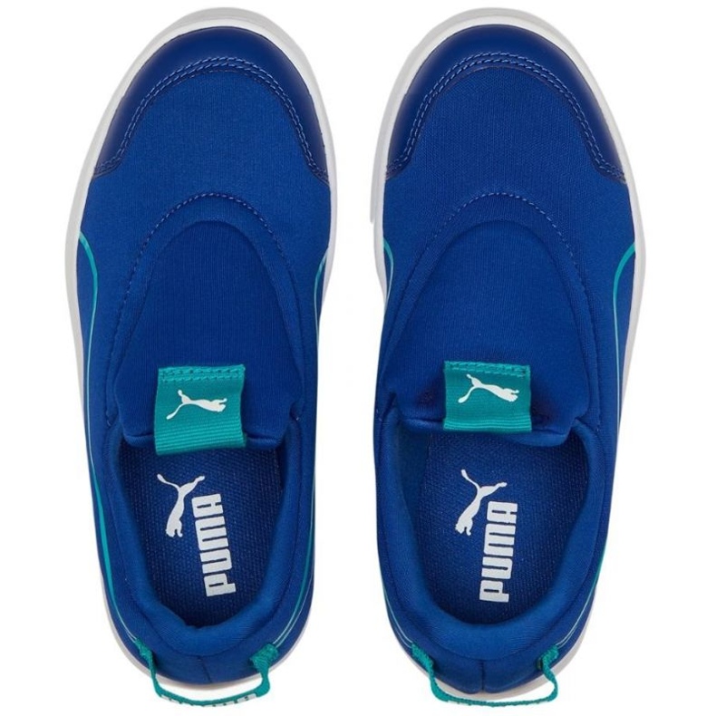 Puma Courtflex v2 Slip On PS chaussures 374858 11 bleu 1