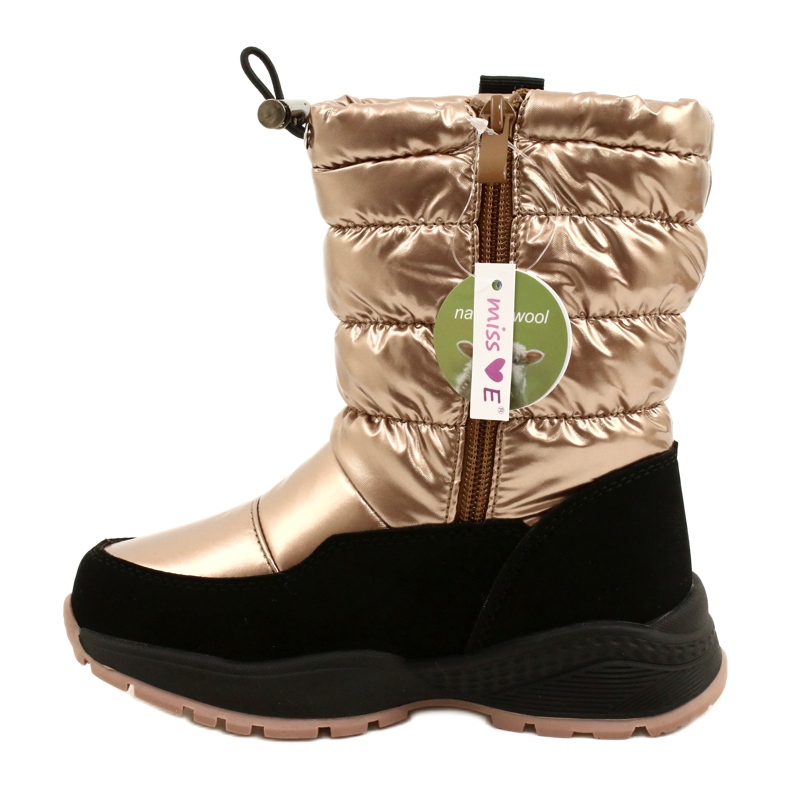 Bottes de neige Miss Evento 22DZ23-5274 Or / Noir doré 1