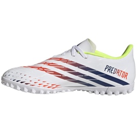 Chaussures de football Adidas Predator Edge.4 TF M GV8526 blanche blanche 1