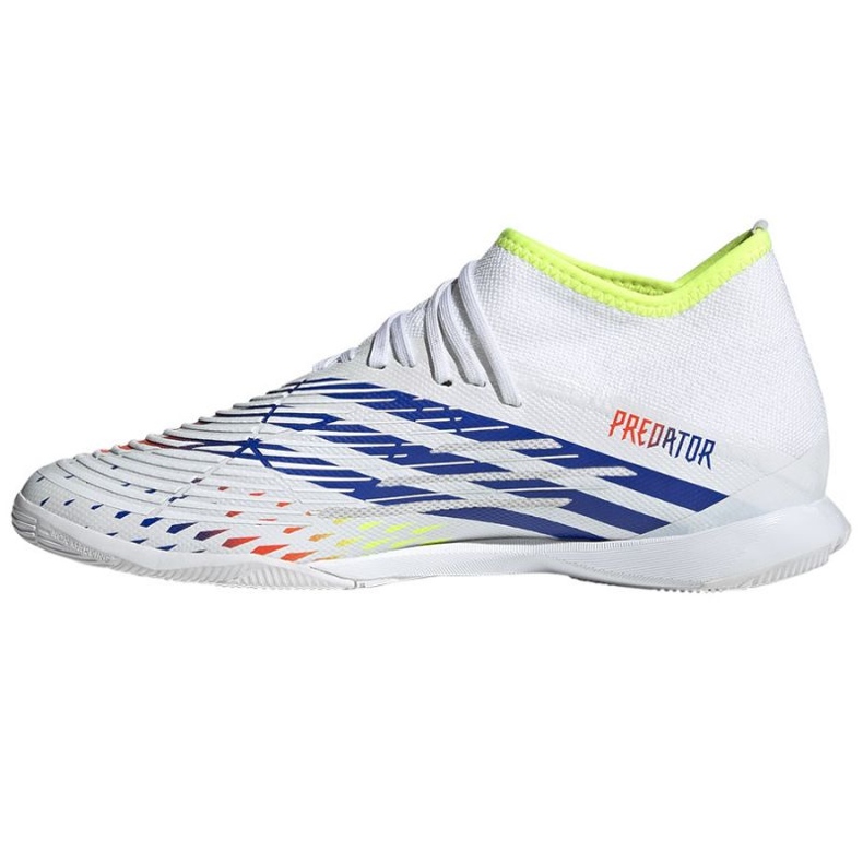 Chaussures de football Adidas Predator Edge.3 In GV8517 blanche blanche 1 Chaussures de football Adidas Predator Edge.3 In GV8517 blanche blanche 1