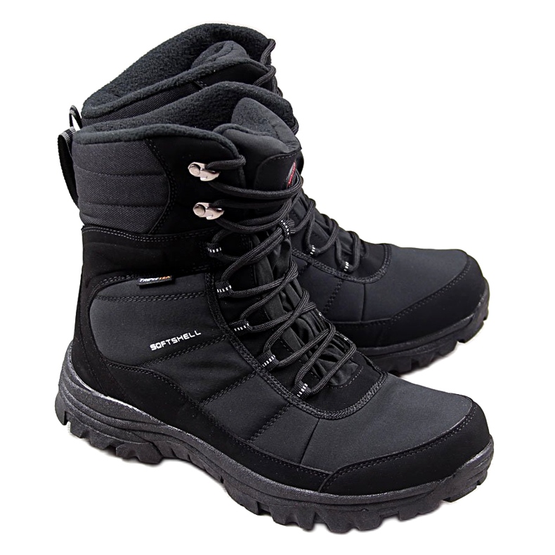 American Club Bottes avec une membrane isolée avec polaire SN01/22 noir le noir 1