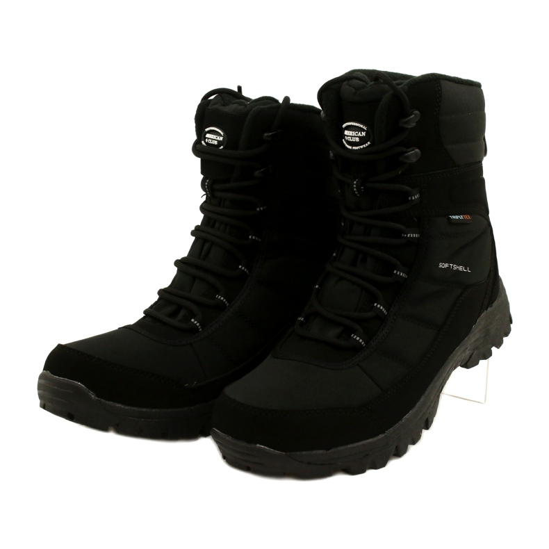 American Club Bottes avec une membrane isolée avec polaire SN01/22 noir 3