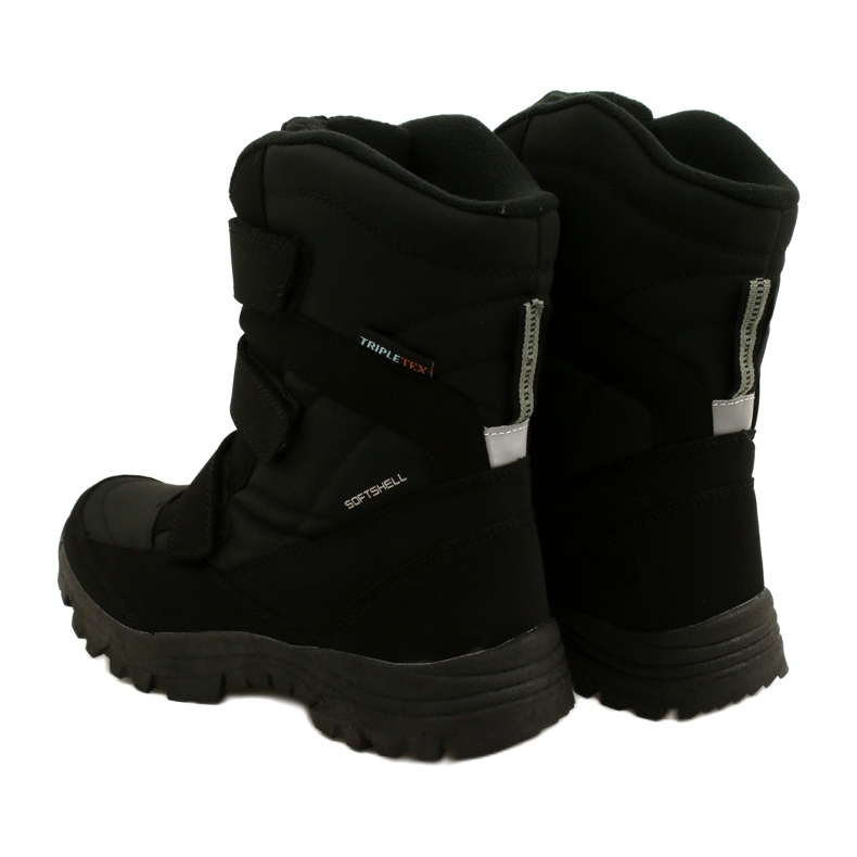 American Club Bottes Softshell Chauffantes Avec Velcro SN06/22 Noir le noir 3