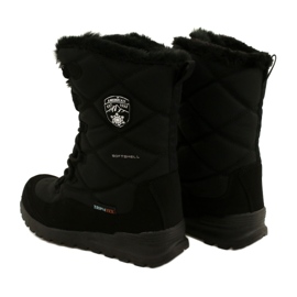 Bottes de neige imperméables Softshell avec membrane American Club SN21 / 22, noires le noir 3