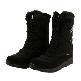 Bottes de neige imperméables Softshell avec membrane American Club SN21 / 22, noires le noir 2