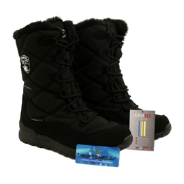 Bottes de neige imperméables Softshell avec membrane American Club SN21 / 22, noires le noir 4