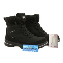 Bottes de neige softshell à membrane American Club SN02/22 noir le noir 6