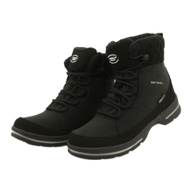 Bottes de neige softshell à membrane American Club SN02/22 noir le noir 3