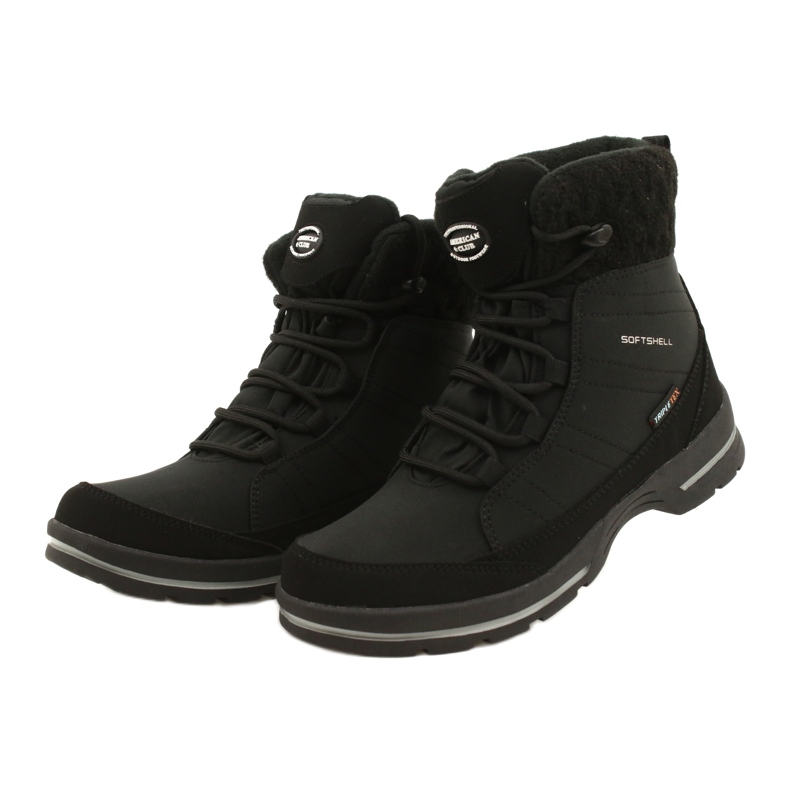 Bottes de neige softshell à membrane American Club SN02/22 noir 3