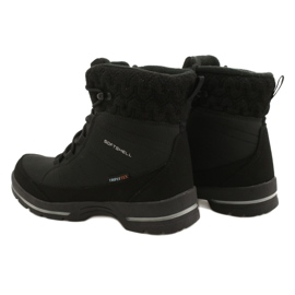Bottes de neige softshell à membrane American Club SN02/22 noir le noir 4