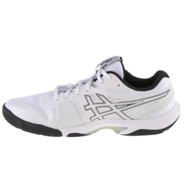 Asics Gel-Blade 8 M 1071A066-101 blanche 1 Asics Gel-Blade 8 M 1071A066-101 blanche 1