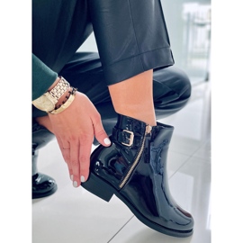 PA1 Bottines laquées Frankie Noir le noir 4