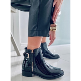 PA1 Bottines laquées Frankie Noir le noir 3