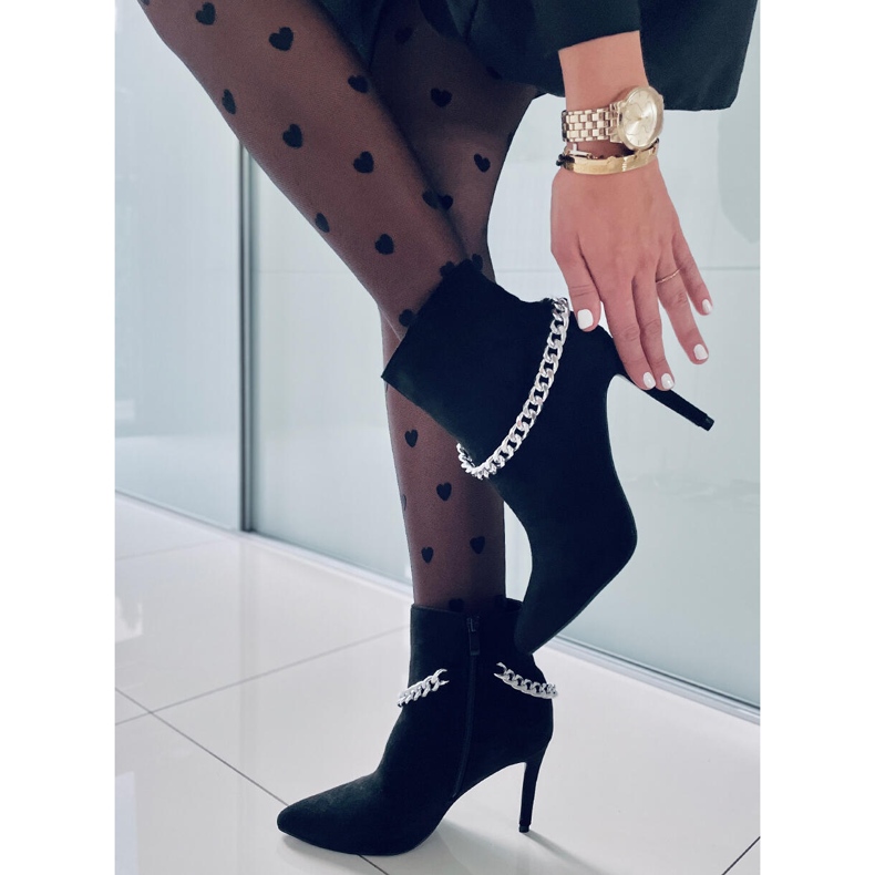 PA1 Bottines à talons Vivica noires 1