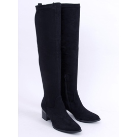 PA1 Cuissardes noires à talons bas Gwen 2