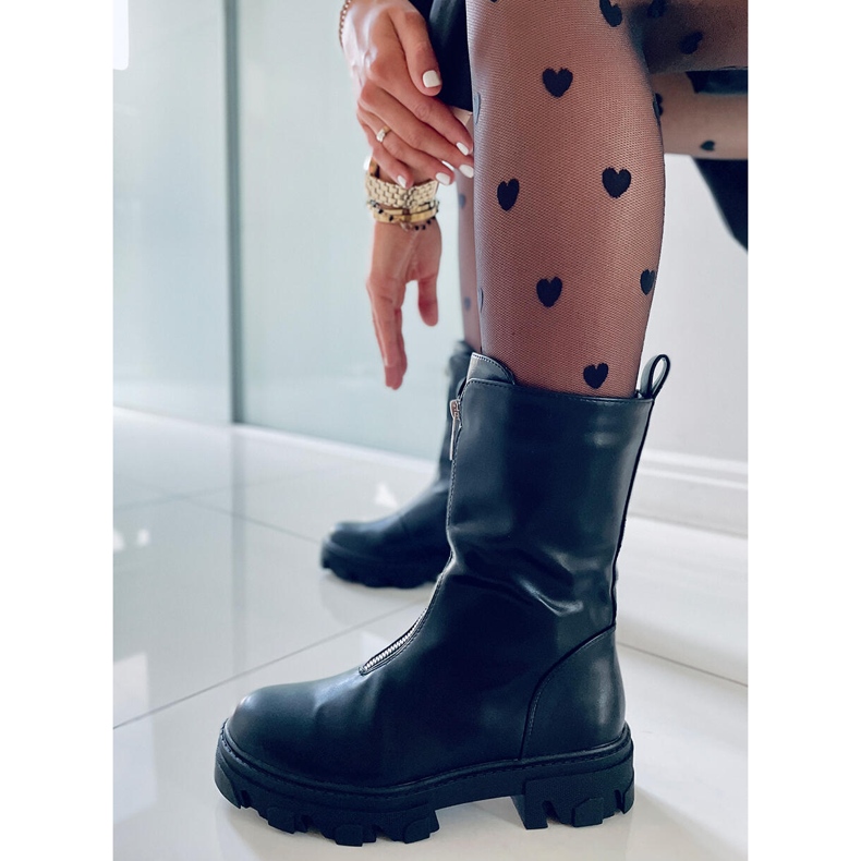 PA1 Bottes militaires Jones noires le noir 2