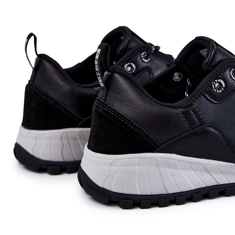 Chaussures de sport classiques pour hommes en mousse à mémoire de forme Big Star KK174270 Noir le noir 1