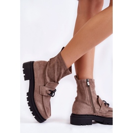 Bottines en Daim pour Femme La.Fi 250042B-SU Beige 3