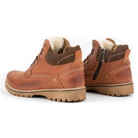 KOMODO Boots cuir homme isolées 885 brique brun 4 KOMODO Boots cuir homme isolées 885 brique brun 4