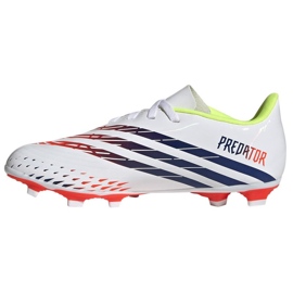 Chaussures de football Adidas Predator Edge.4 FxG GW0968 blanc blanc 1