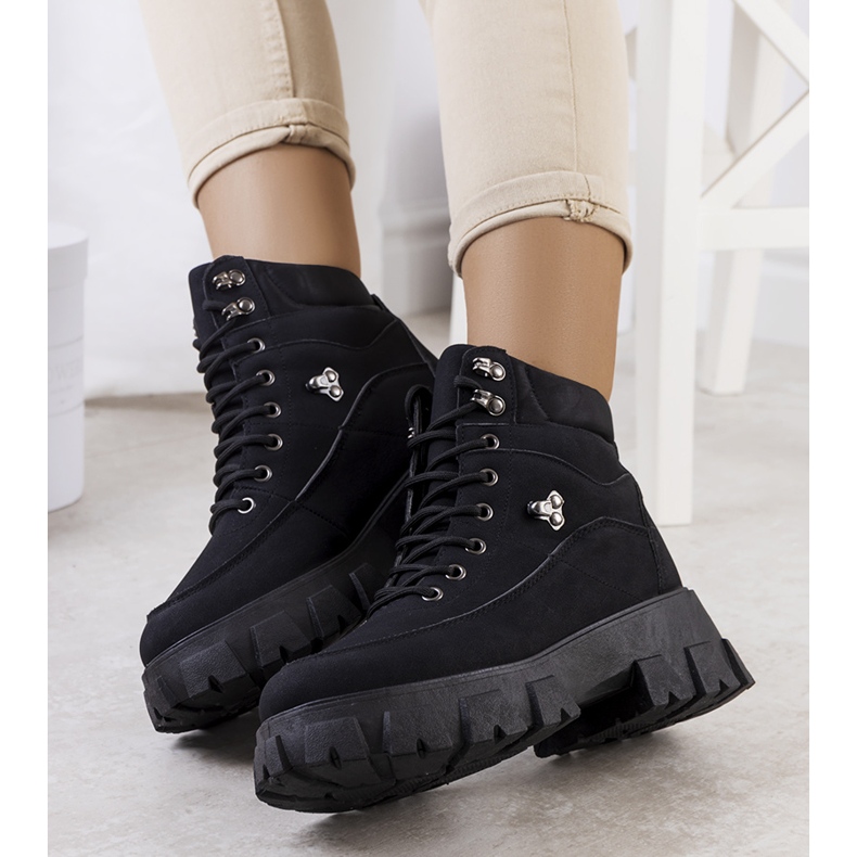 PA1 Chaussures de randonnée femme Bisa noires le noir 1