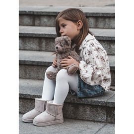 Bottes De Neige Chaudes Enfant Beige Clair Gooby 2 Bottes De Neige Chaudes Enfant Beige Clair Gooby 2