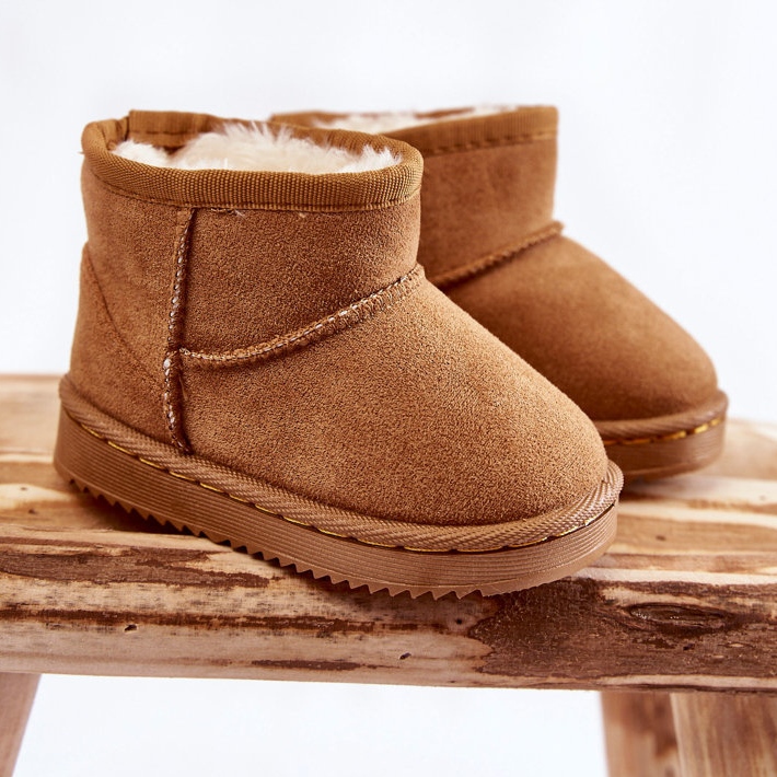 Bottes de Neige Chaudes Enfant Camel Gooby brun 1